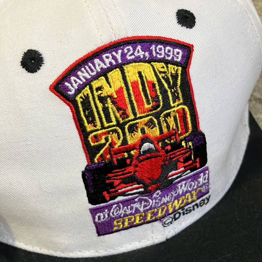 Vintage 1999 Indy 200 Walt Disney World Speedway Vintage Strapback Cap Hat NWOT